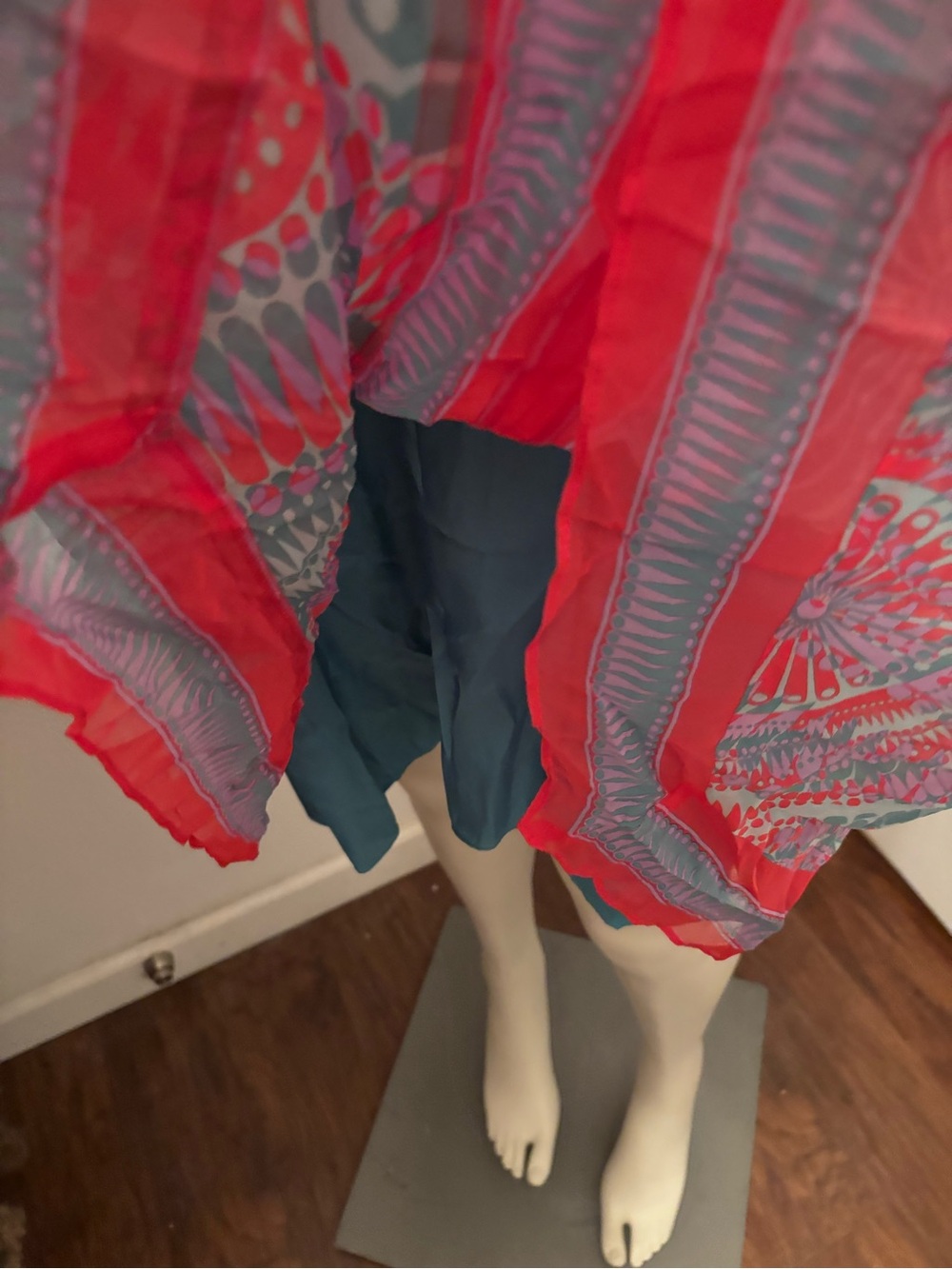 BCBGMaxAzria Halter silk Dress 8 - Picture 5 of 7
